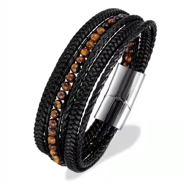 Læder Armbånd Uden Magneter Lille Lava