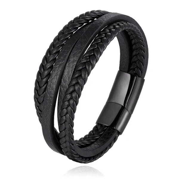 Læder Armbånd Uden Magneter Læder Måneskin