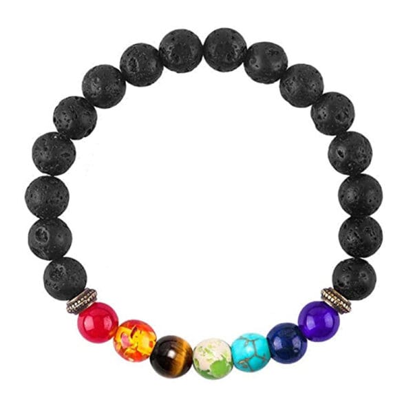 Armbånd Med Natursten Model Chakra
